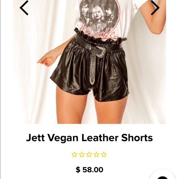 12th Tribe Pants - Leather shorts